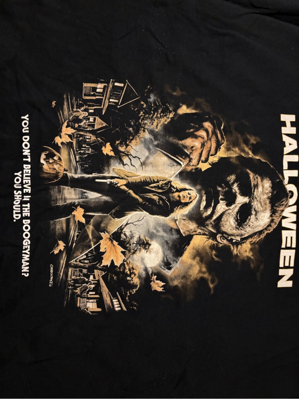 Halloween Graphic Black Men’s T-Shirt